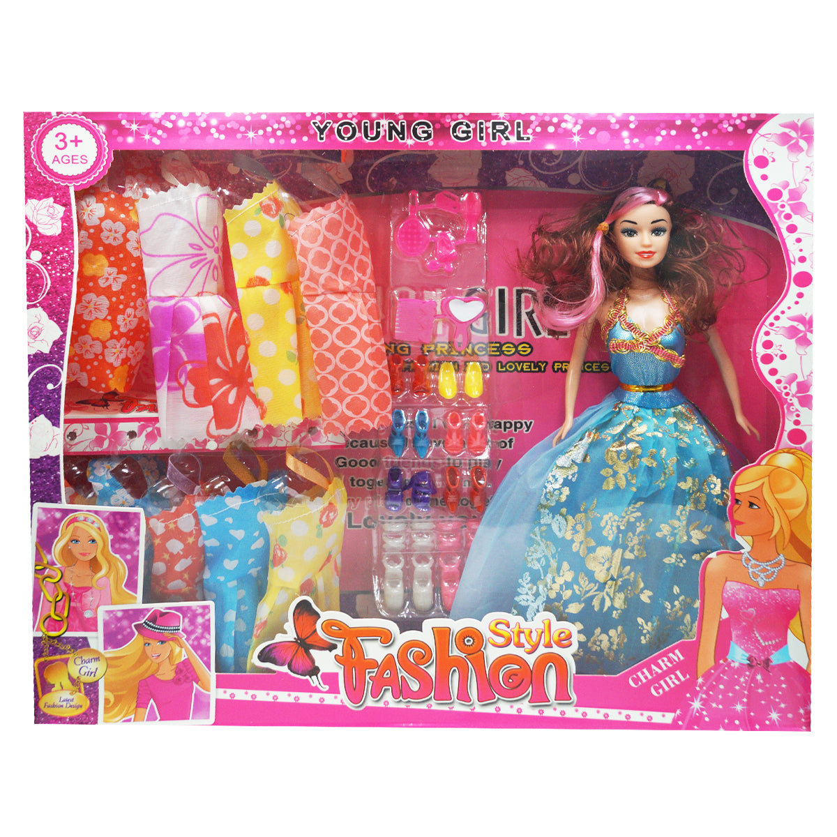 Muñeca Fashion Style Con Accesorios