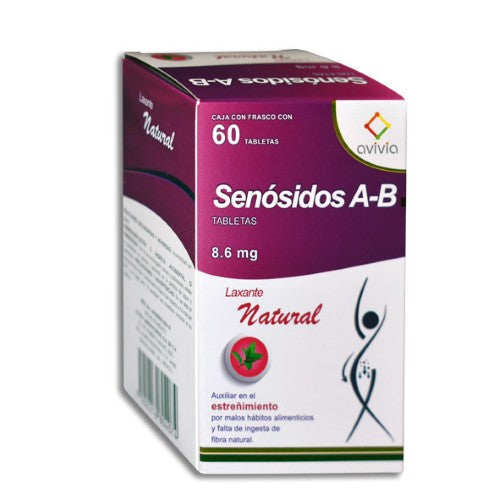 Senosidos A-B 8.6 Mg Con 60 Tabletas Avivia