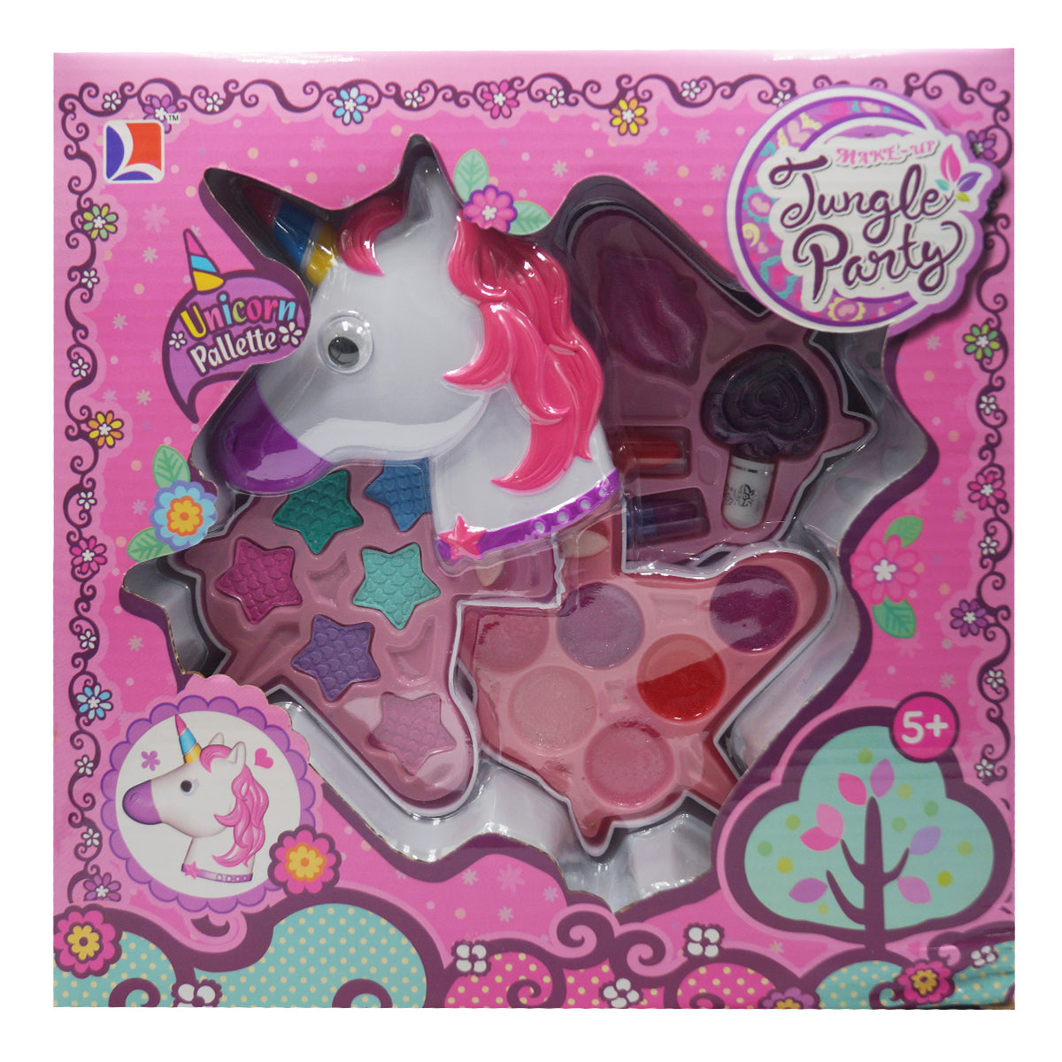 Juego De Maquillaje Triple Unicornio