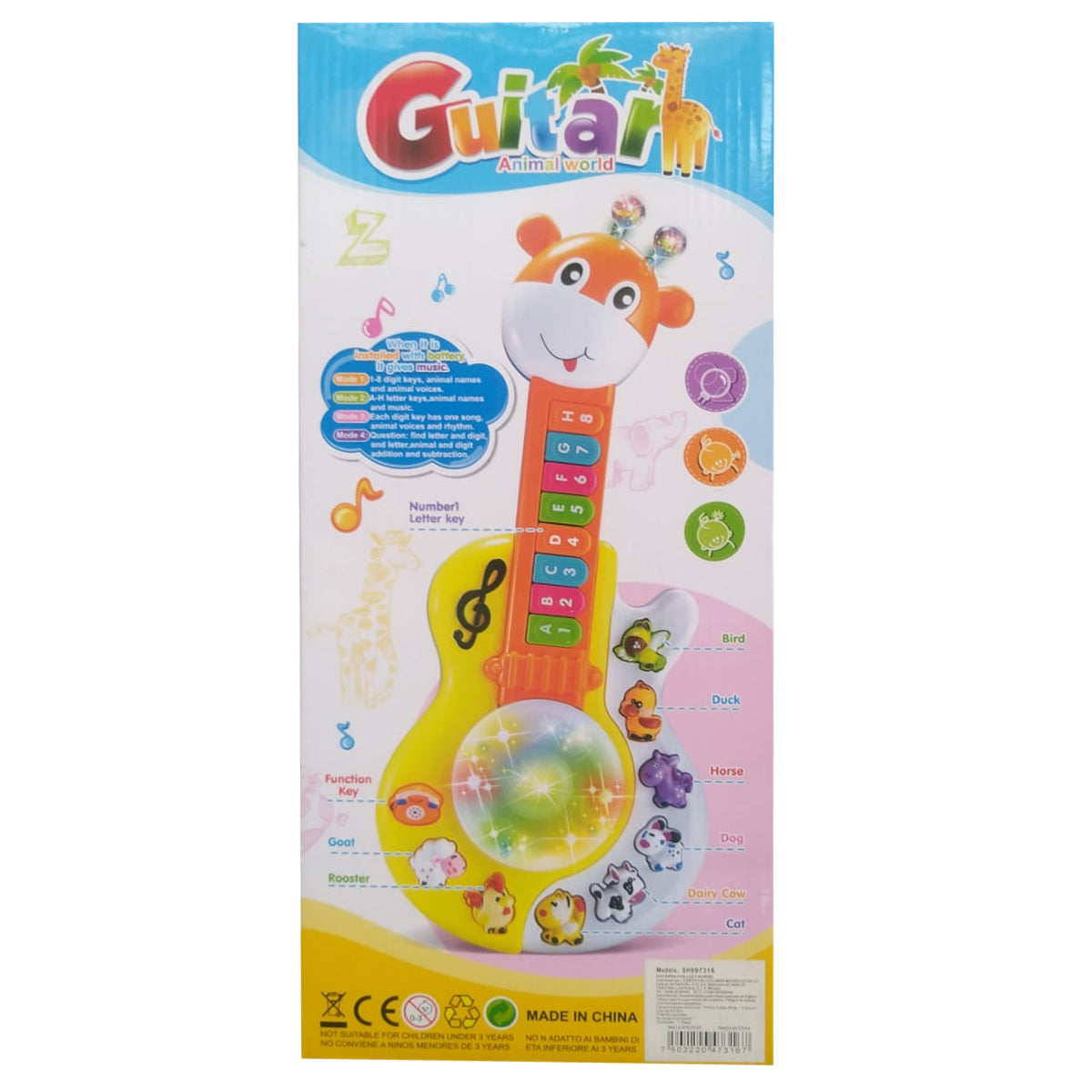 Guitarra Con Luz Y Sonido