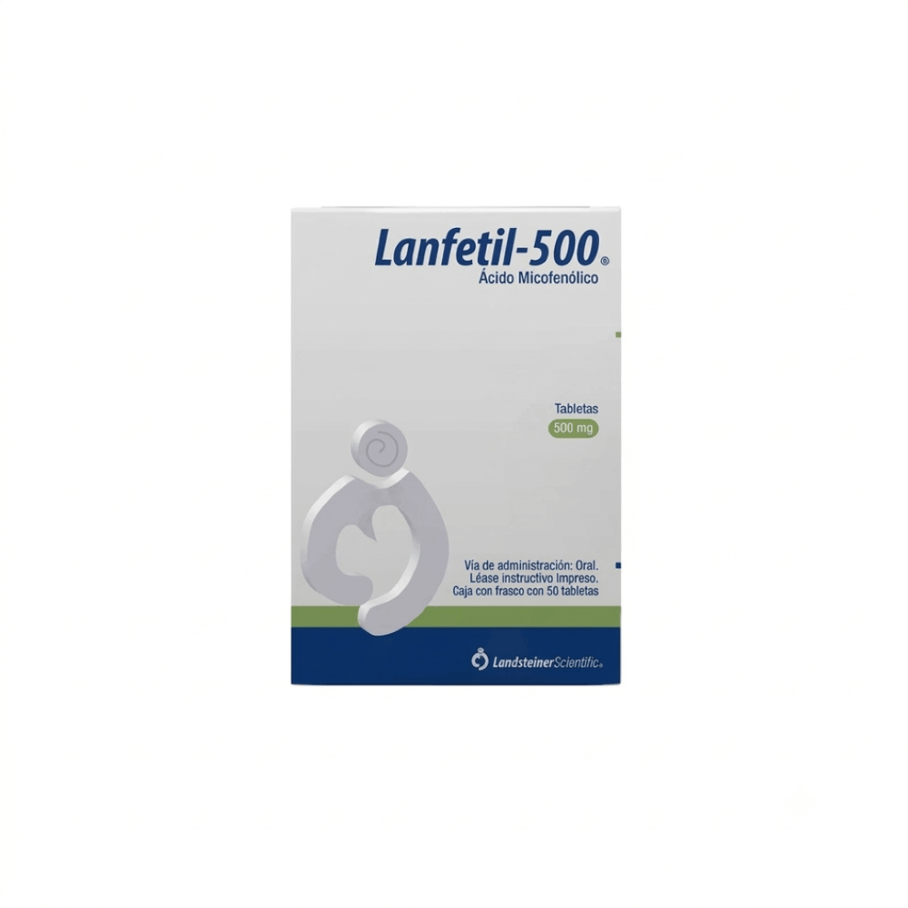 Lanfetil (Acido Micofenolico) 500 Mg Con 50 Tab