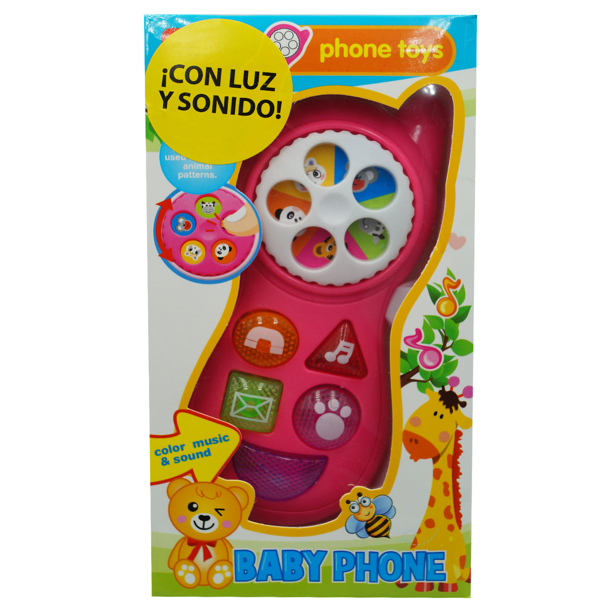 Juguete Telefono Con Luz Y Sonido
