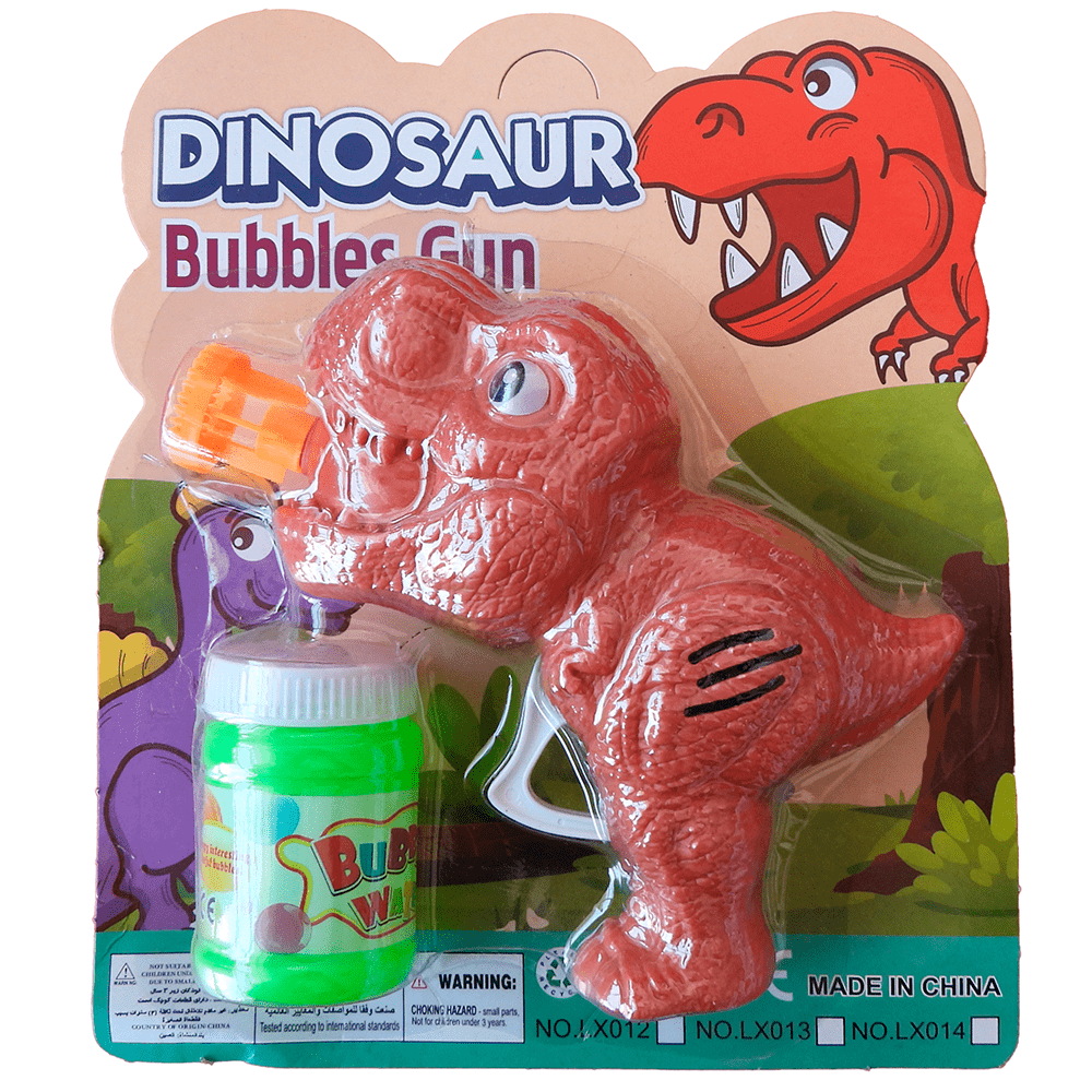 Pistola De Burbujas Dinosaur