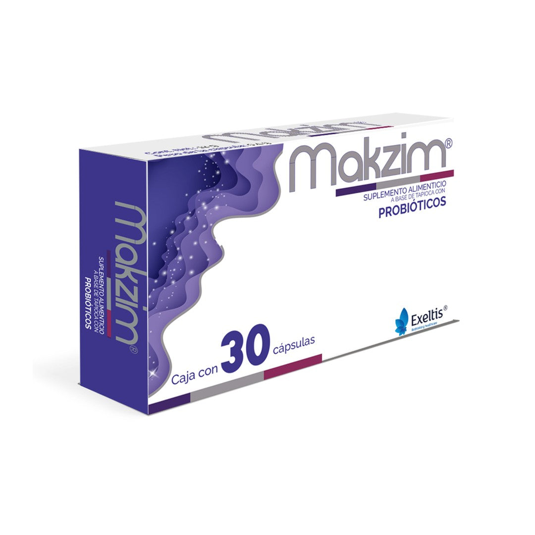 Makzim Suplemento Alimenticio Probioticos Con 30 Capsulas