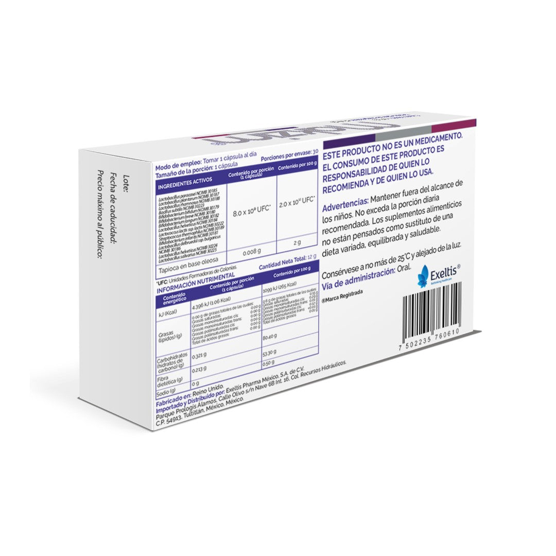Makzim Suplemento Alimenticio Probioticos Con 30 Capsulas