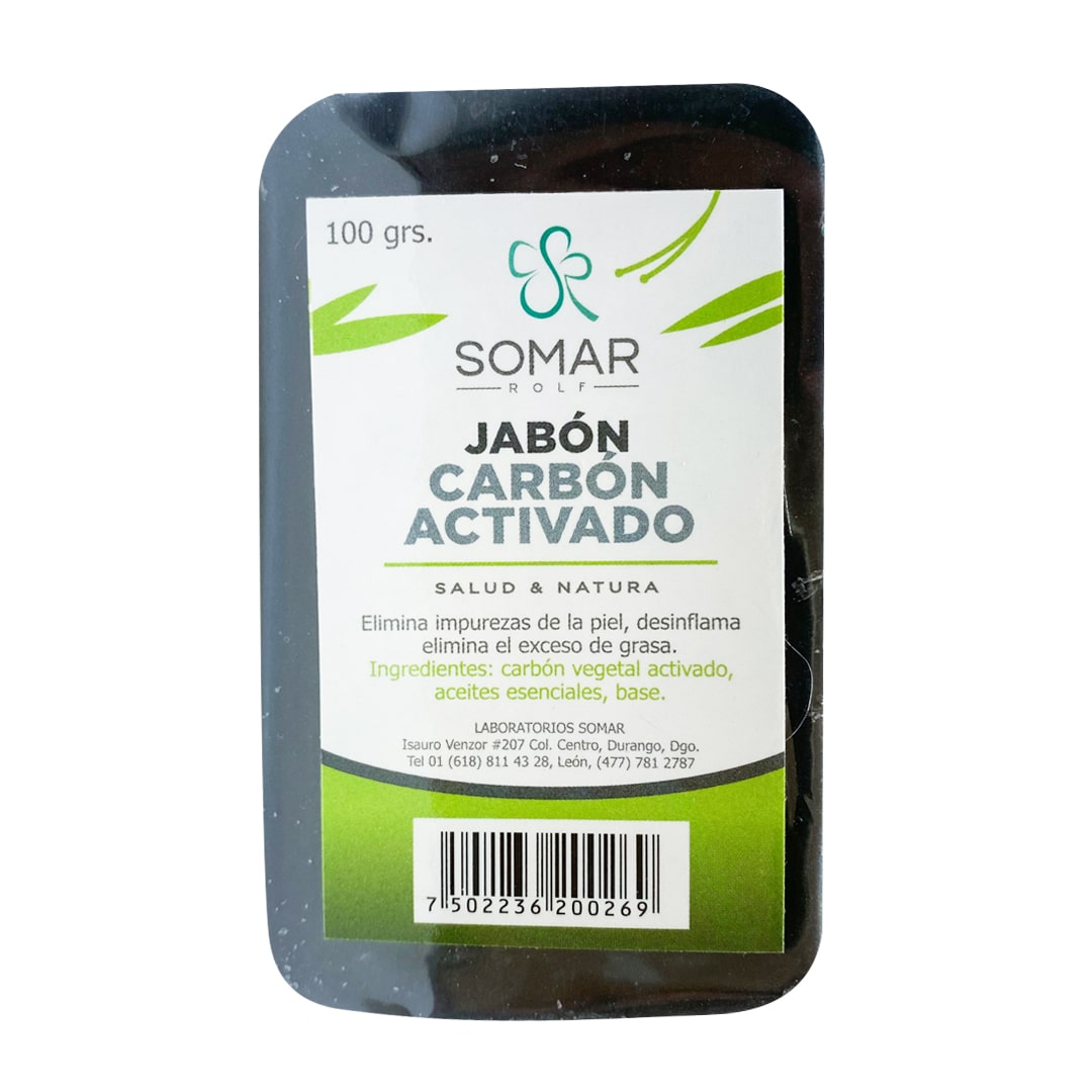 Jabon Carbon Activado 100 G Somar