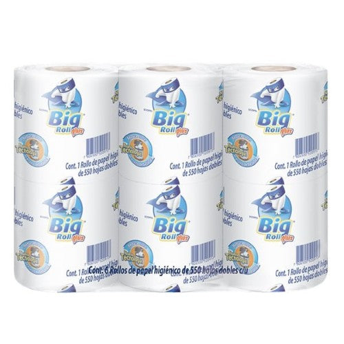 Papel Higienico Big Roll Plus Con 6 Rollos Hd