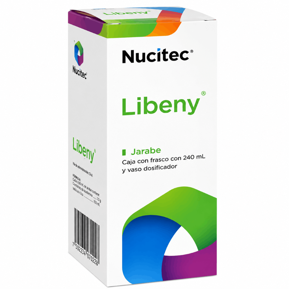 Libeny Jarabe Frasco 240 Ml + Vaso Dosificador Nucitec