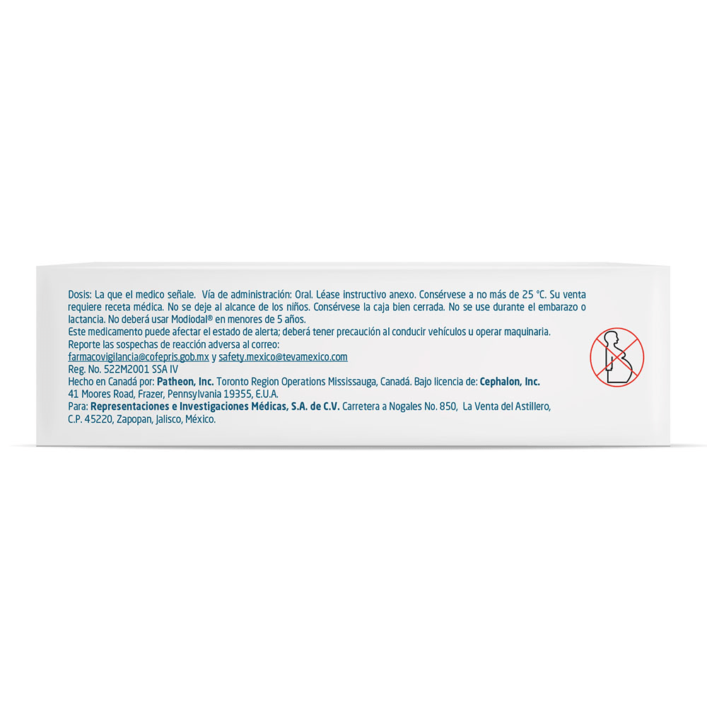 Modiodal 200Mg Tabletas 28