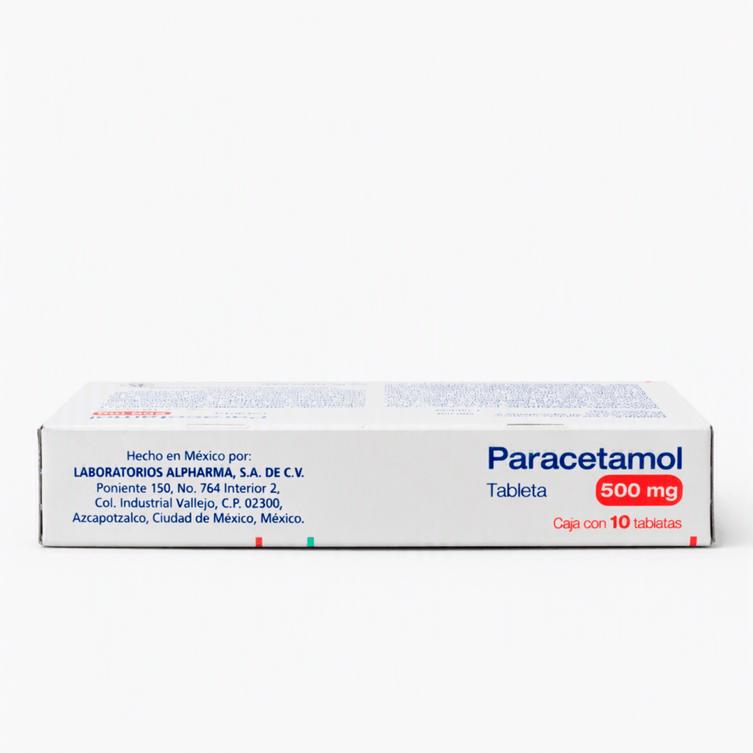 Paracetamol 500 Mg Tabletas Con 10
