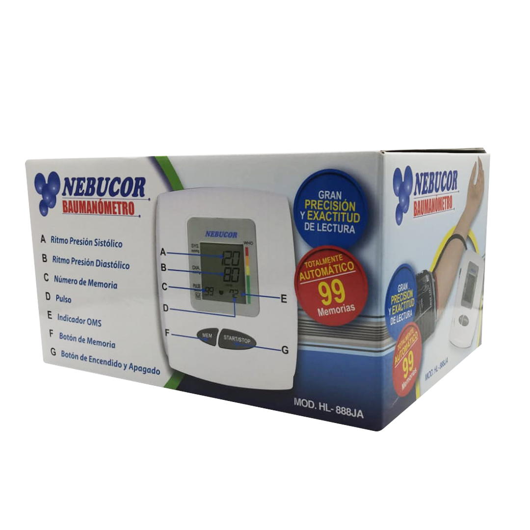 Baumanometro Nebucor Automatico De Brazo