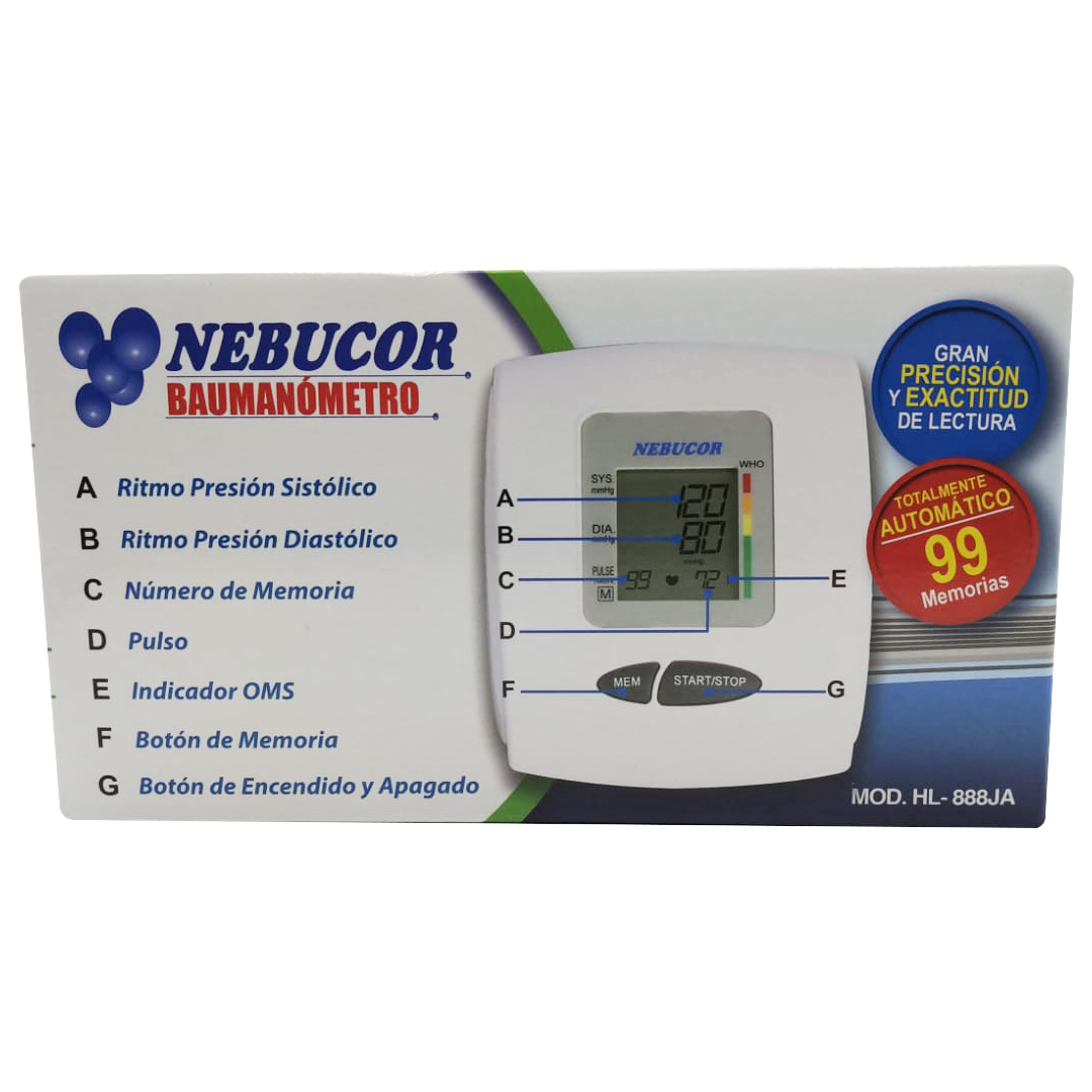 Baumanometro Nebucor Automatico De Brazo