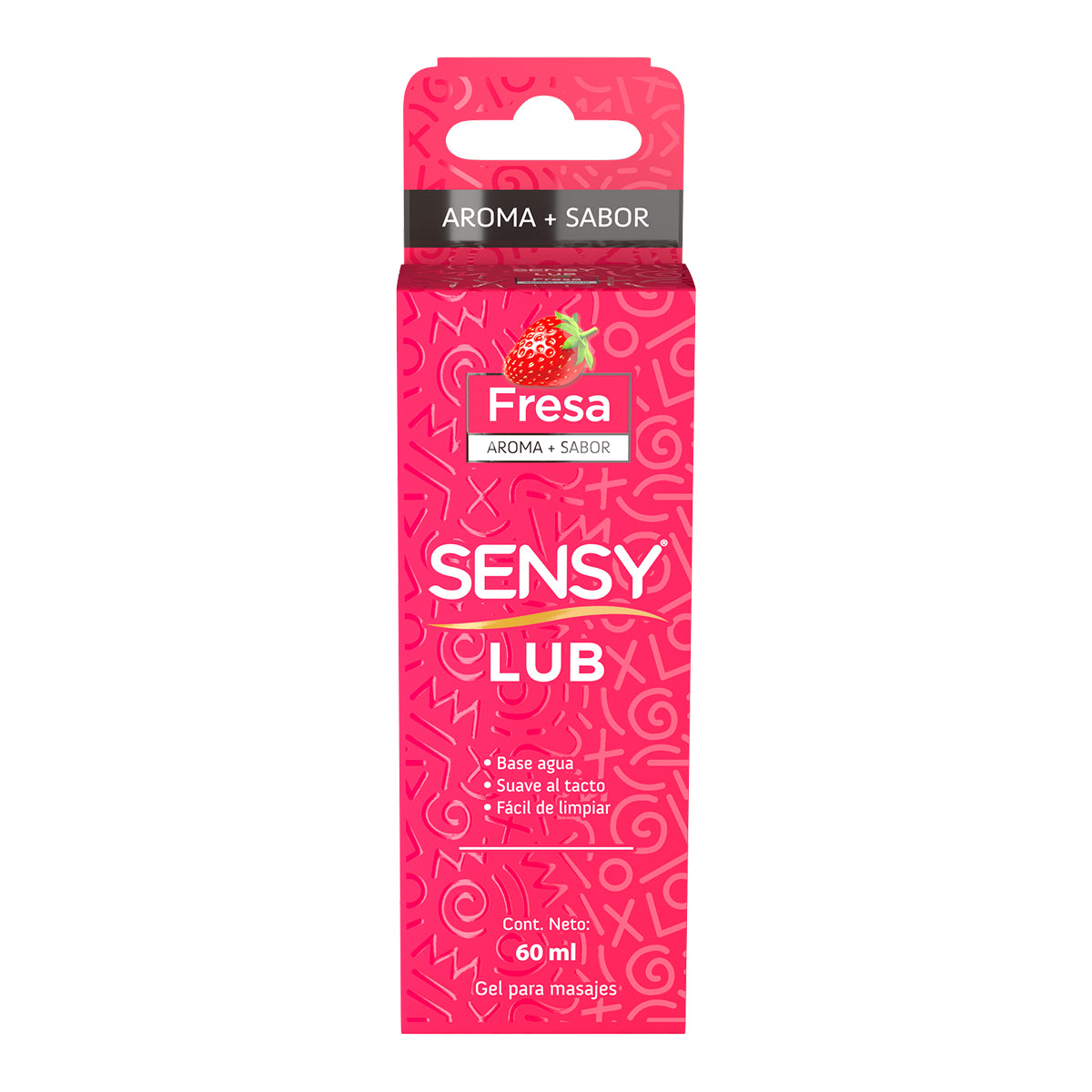 Gel Sensy Lubricante P/Masaje Fresa 60Ml