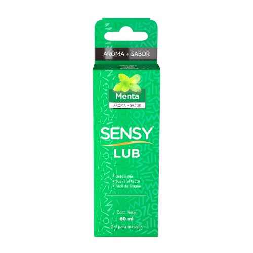 Gel Sensy Lubricante P/Masaje Menta 60Ml