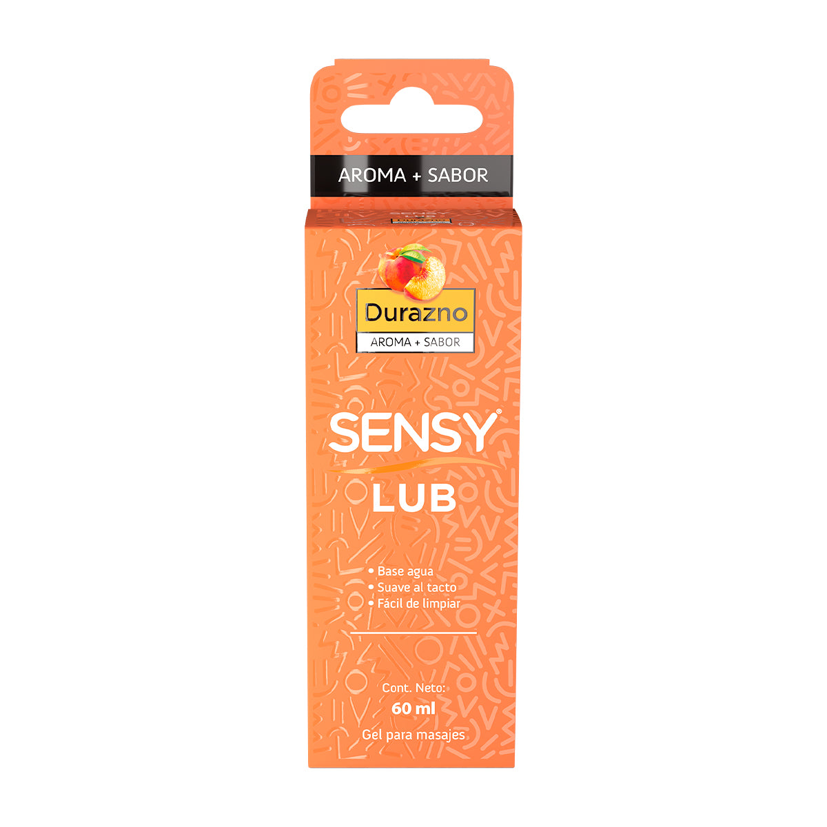 Gel Sensy Lubricante P/Masaje Durazno 60Ml