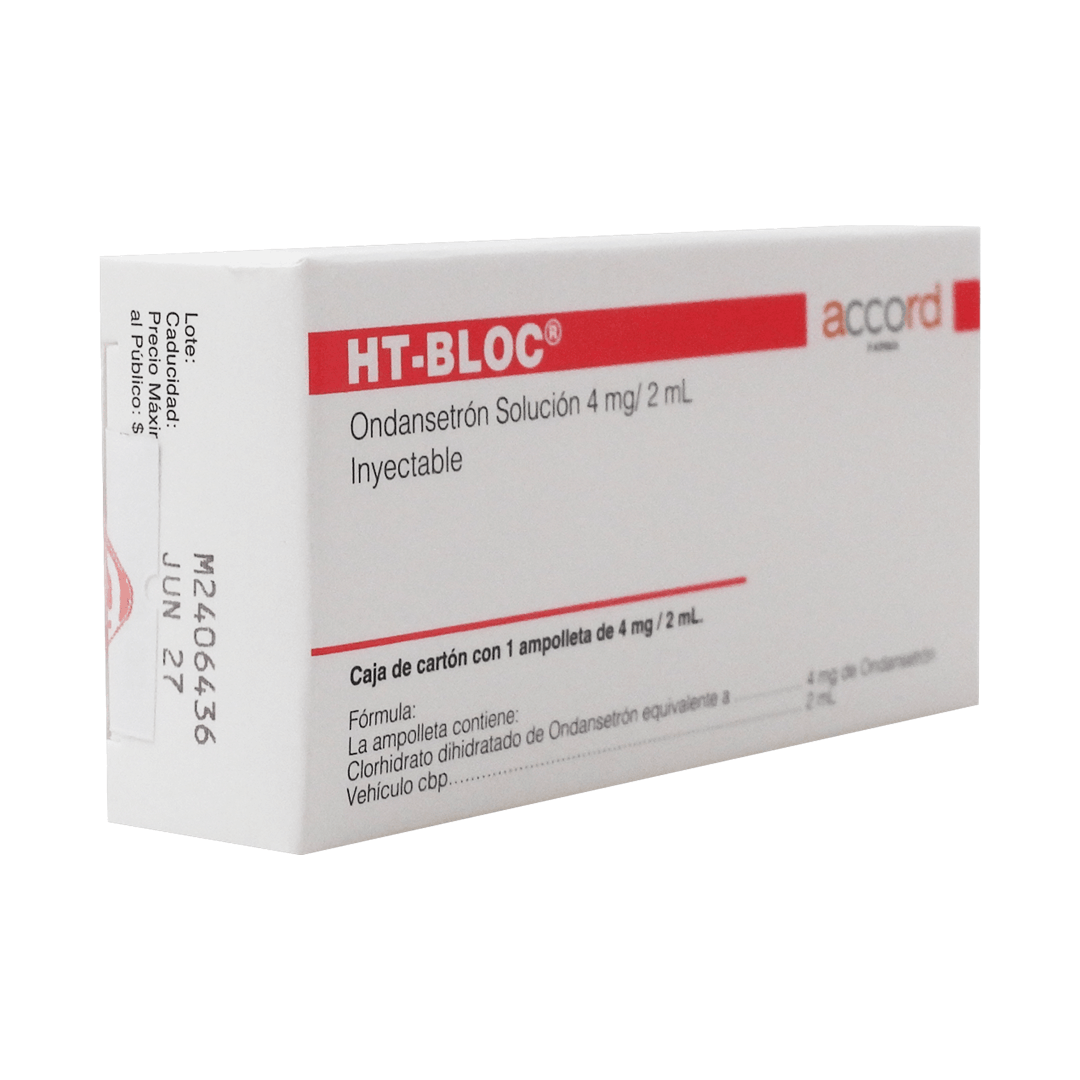 Ht-Bloc (Ondansetron) 4 Mg Inyectable 2 Ml