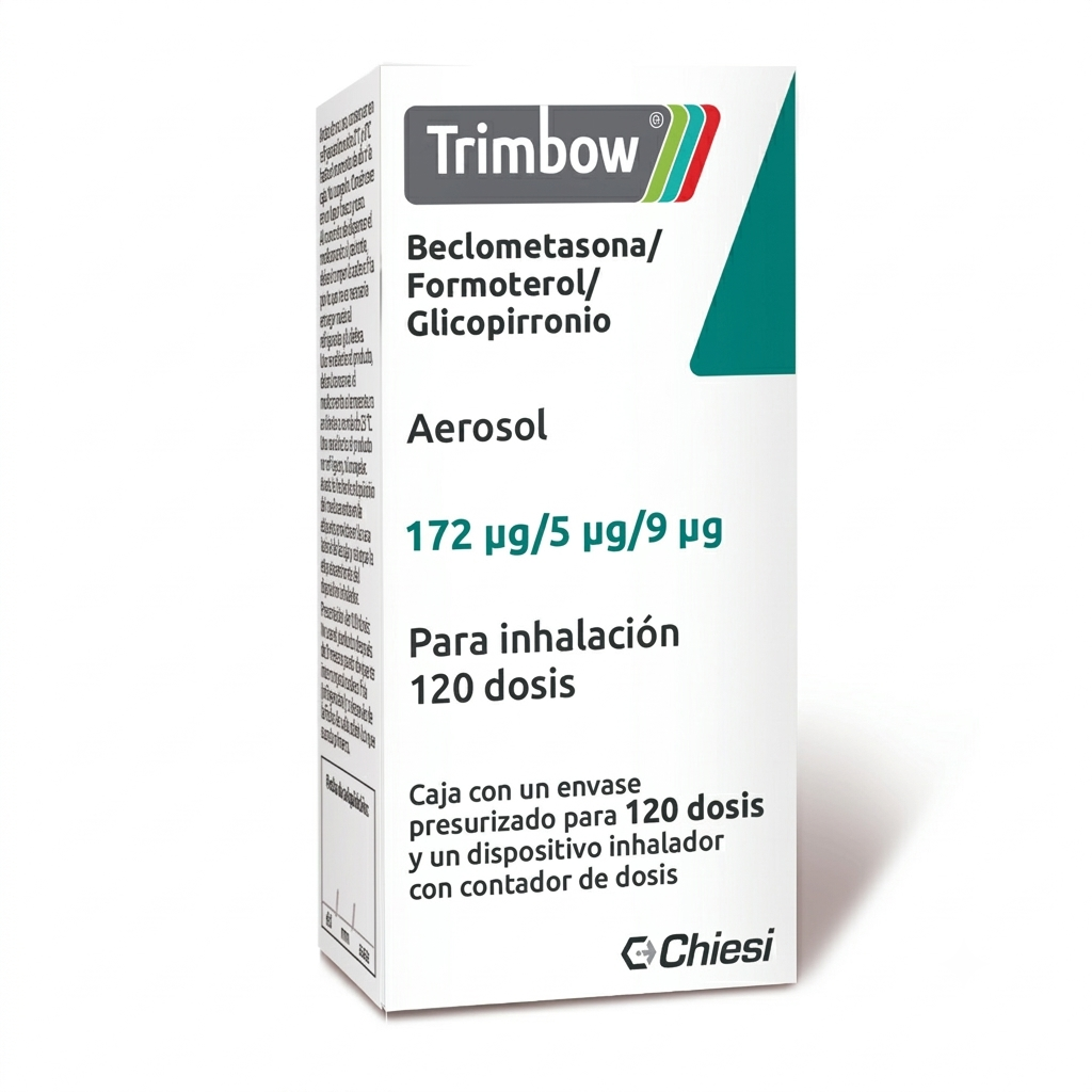 Trimbow 172/5/9 Inhalador Aerosol 120 Dosis