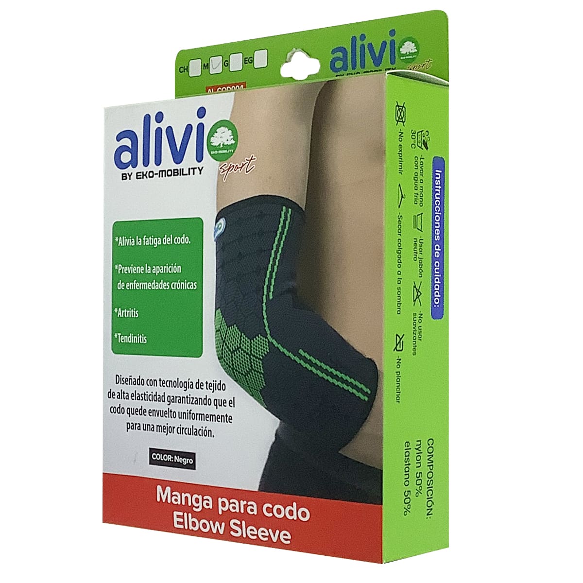 Alcod004M Manga Para Codo Mediana