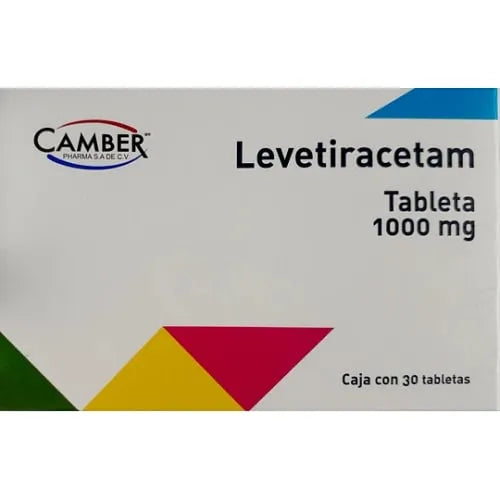 Levetiracetam 1000 Mg Con 30 Tabletas Amarox