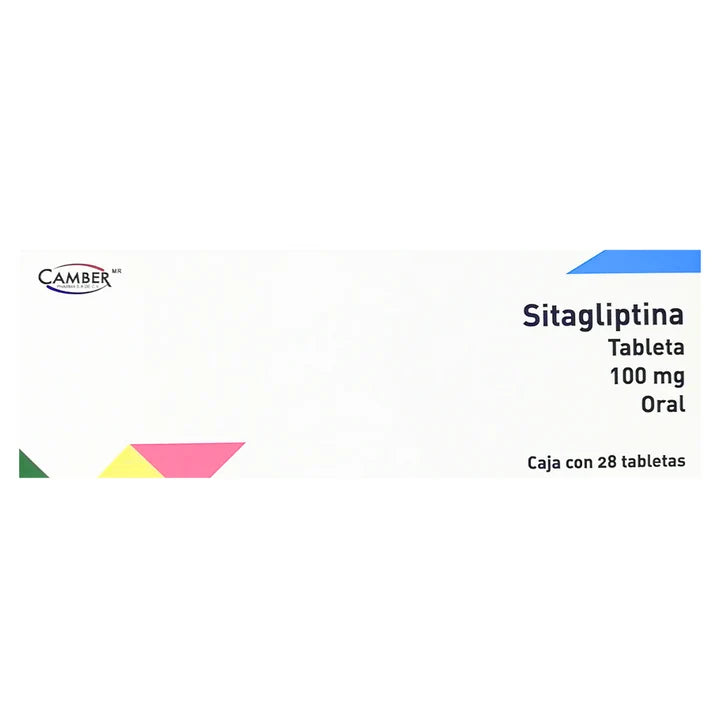 Sitagliptina 100 Mg Con 28 Tabletas Camber