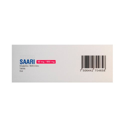 Saari 50/850 Mg Con 28 Tabletas