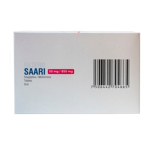 Saari 50/850 Mg Con 56 Tabletas
