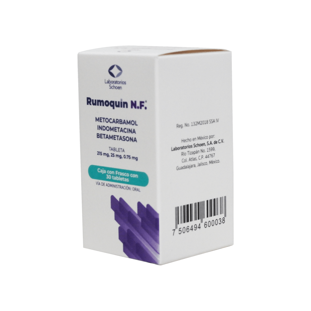 Rumoquin Nf Con 30 Tabletas