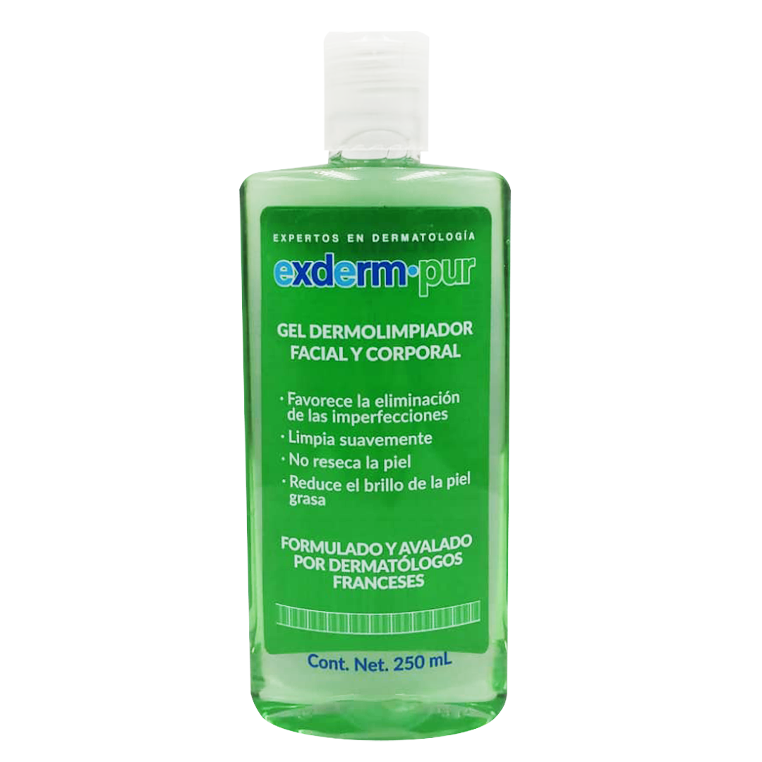 Exderm Pur Gel Dermolimpiador 250 Ml