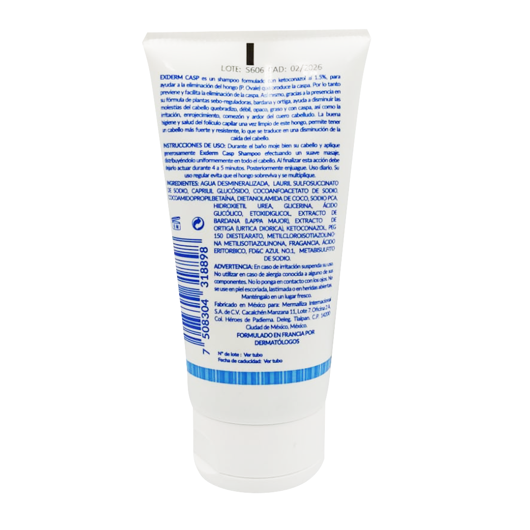 Exderm Caspa Shampoo Tubo 150 Ml