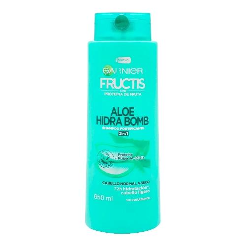 Shampoo Fructis Aloe H-Bomb 2 En 1 650 Ml