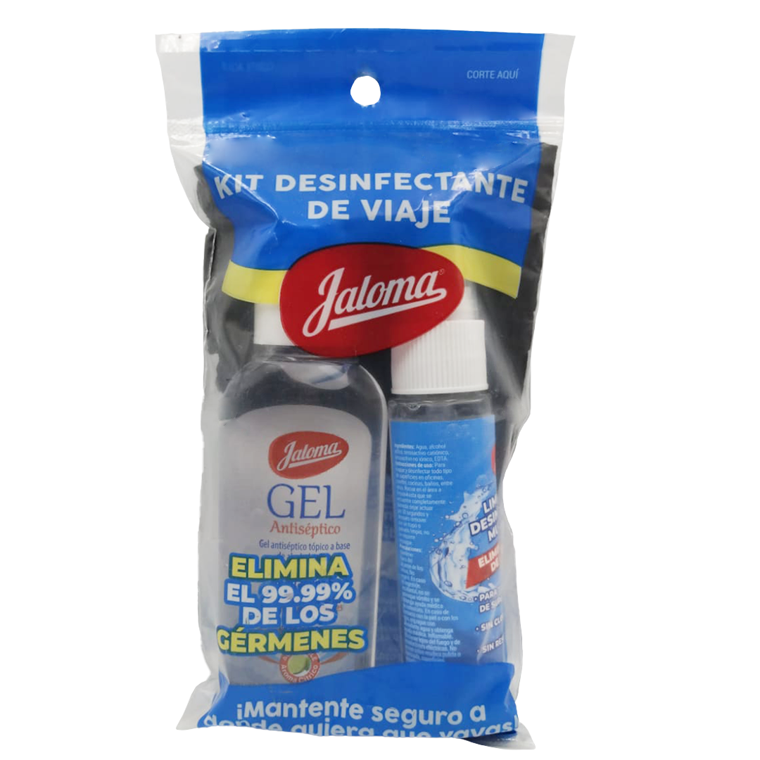 JALOMA KIT DESINFECTANTE DE VIAJE CON 3 PIEZAS