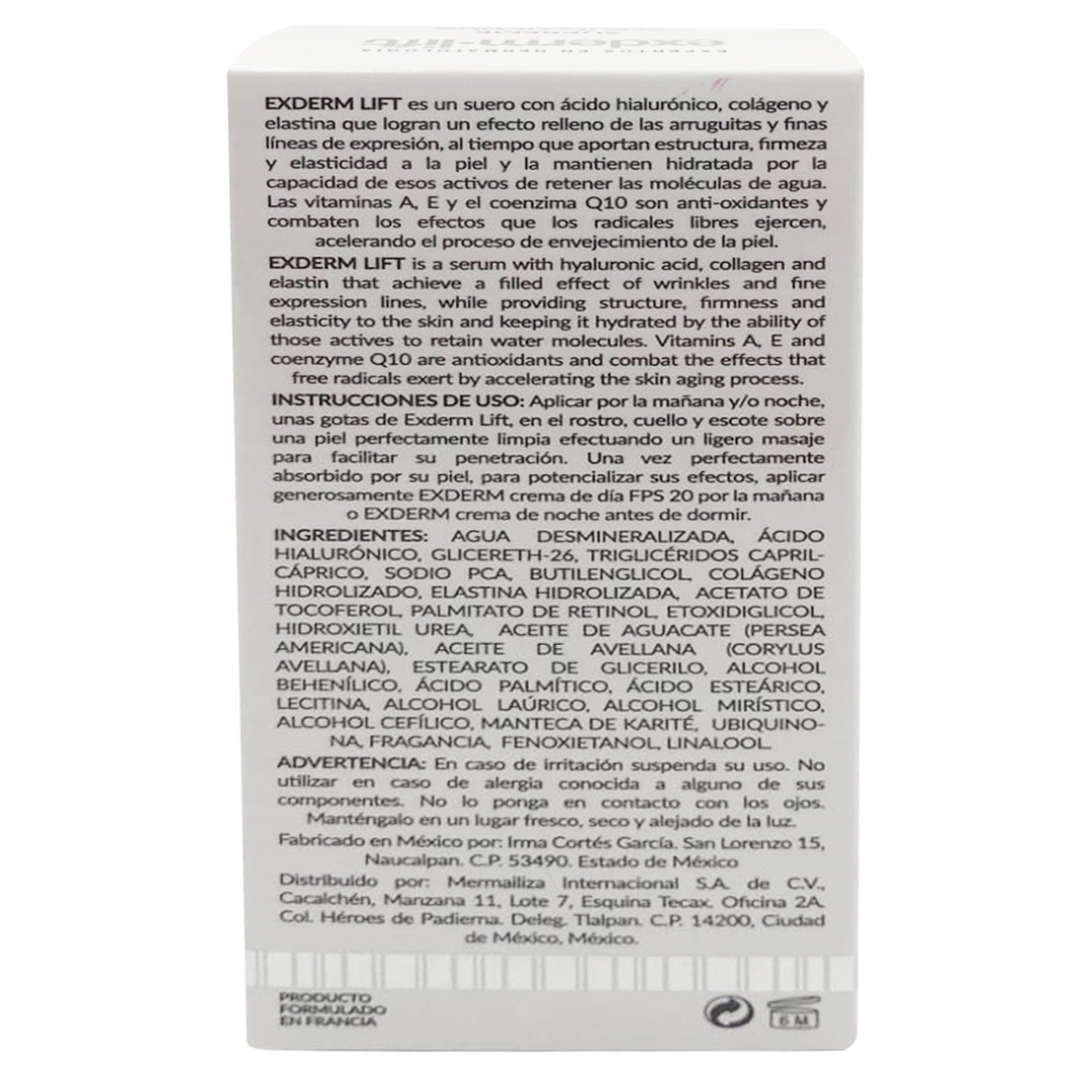 Exderm Lift Serum Supreme Lifting Hialuronico 30 Ml