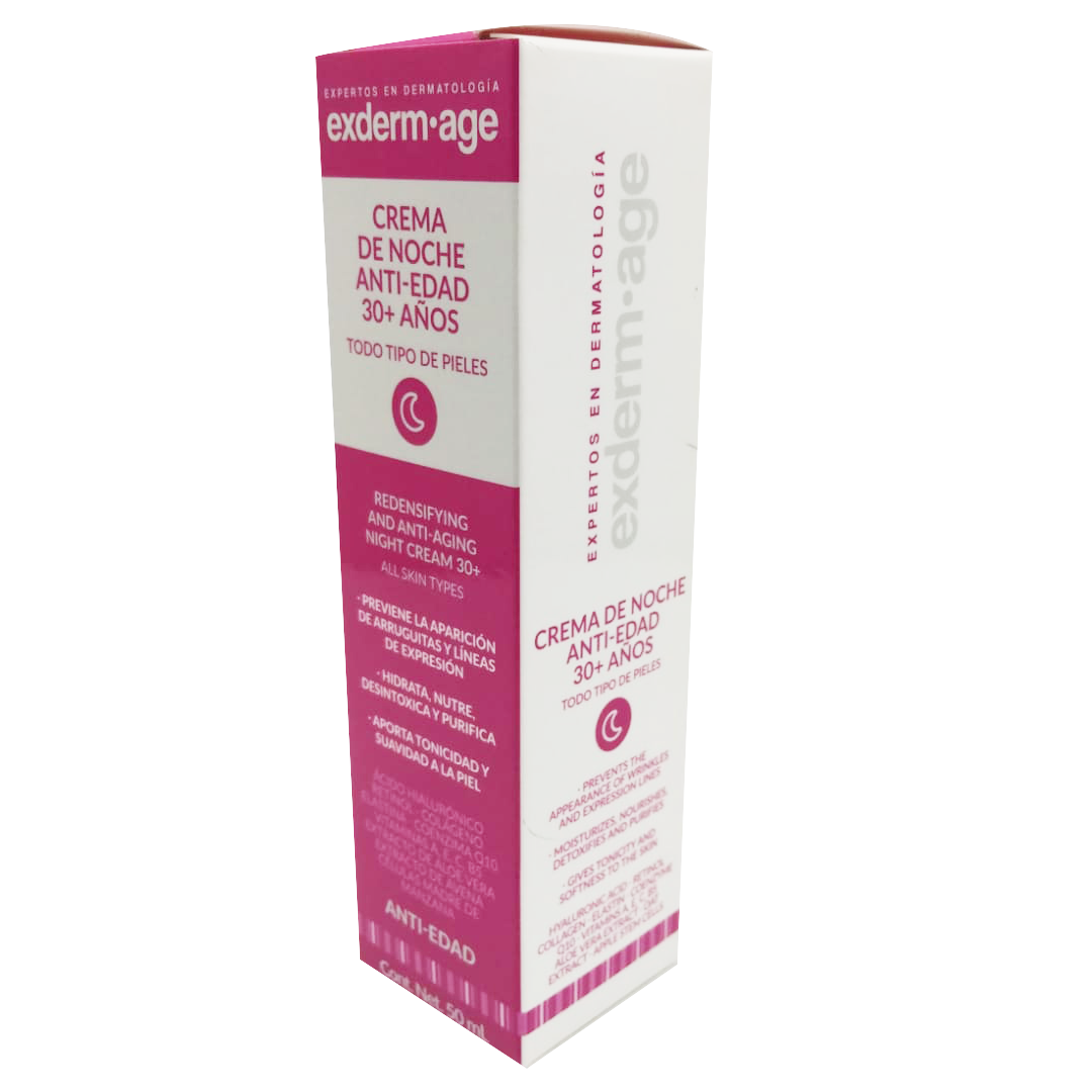 Exderm Age, Crema De Noche 30 Años + 50 Ml