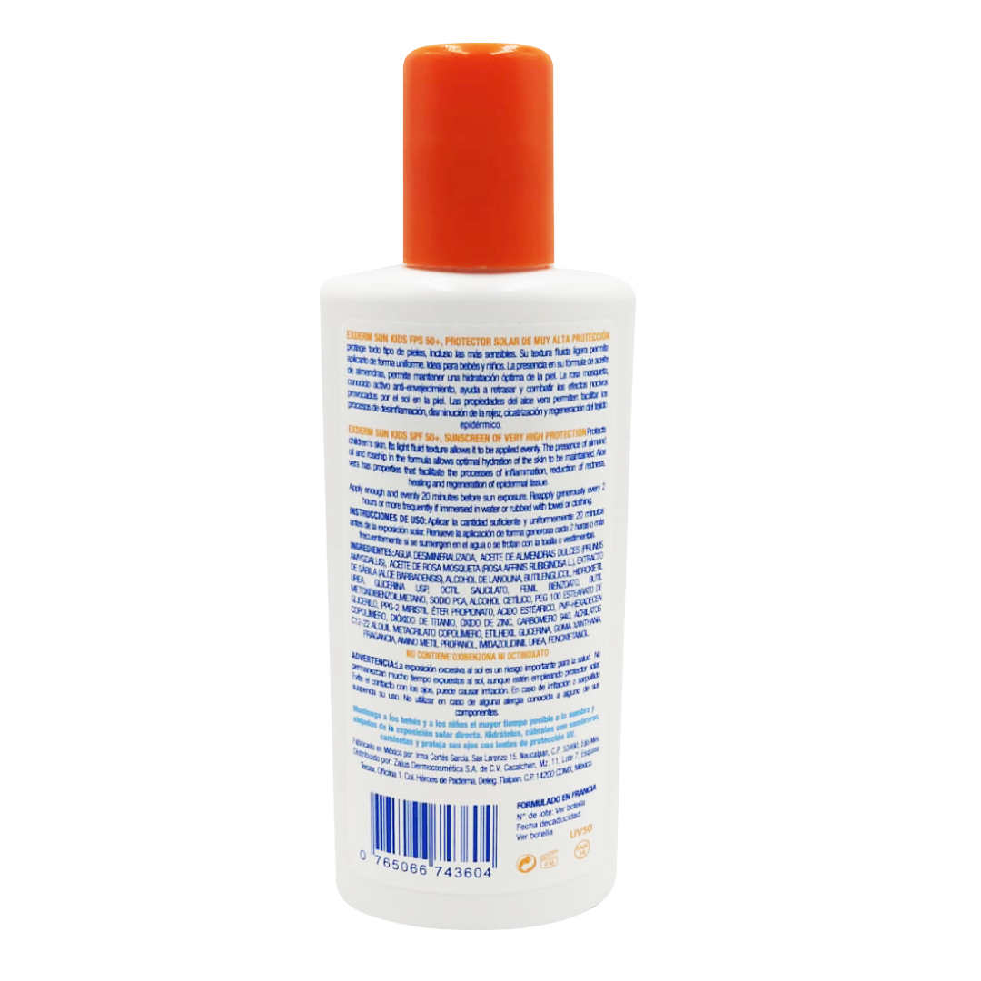 Exderm Sun Kids Fotoprotector Solar Fps 50 +125 Ml