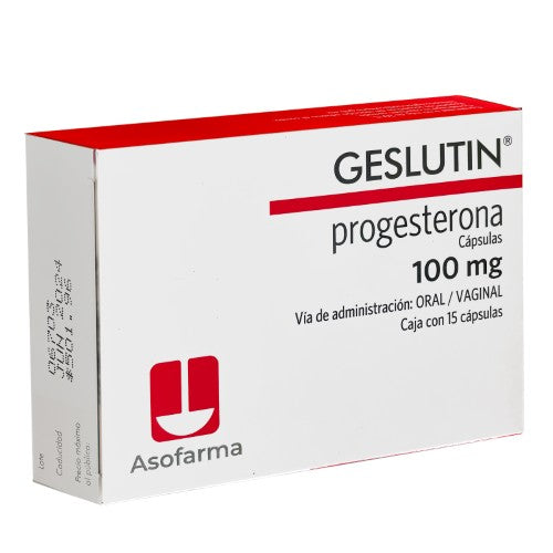 Geslutin 100 Mg Con 15 Capsulas Vaginales