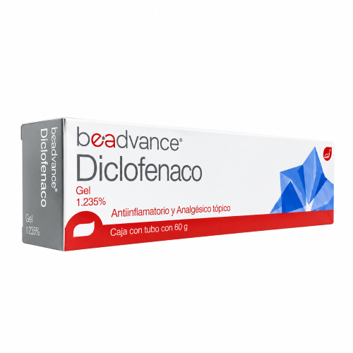 Diclofenaco 1.235% Gel 60 G Beadvance