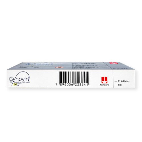 Gynovin 20 Mcg Con 21 Grageas