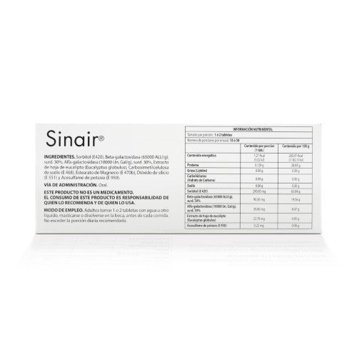Sinair Suplemento Alimenticio Eucalipto Con 30 Tabletas