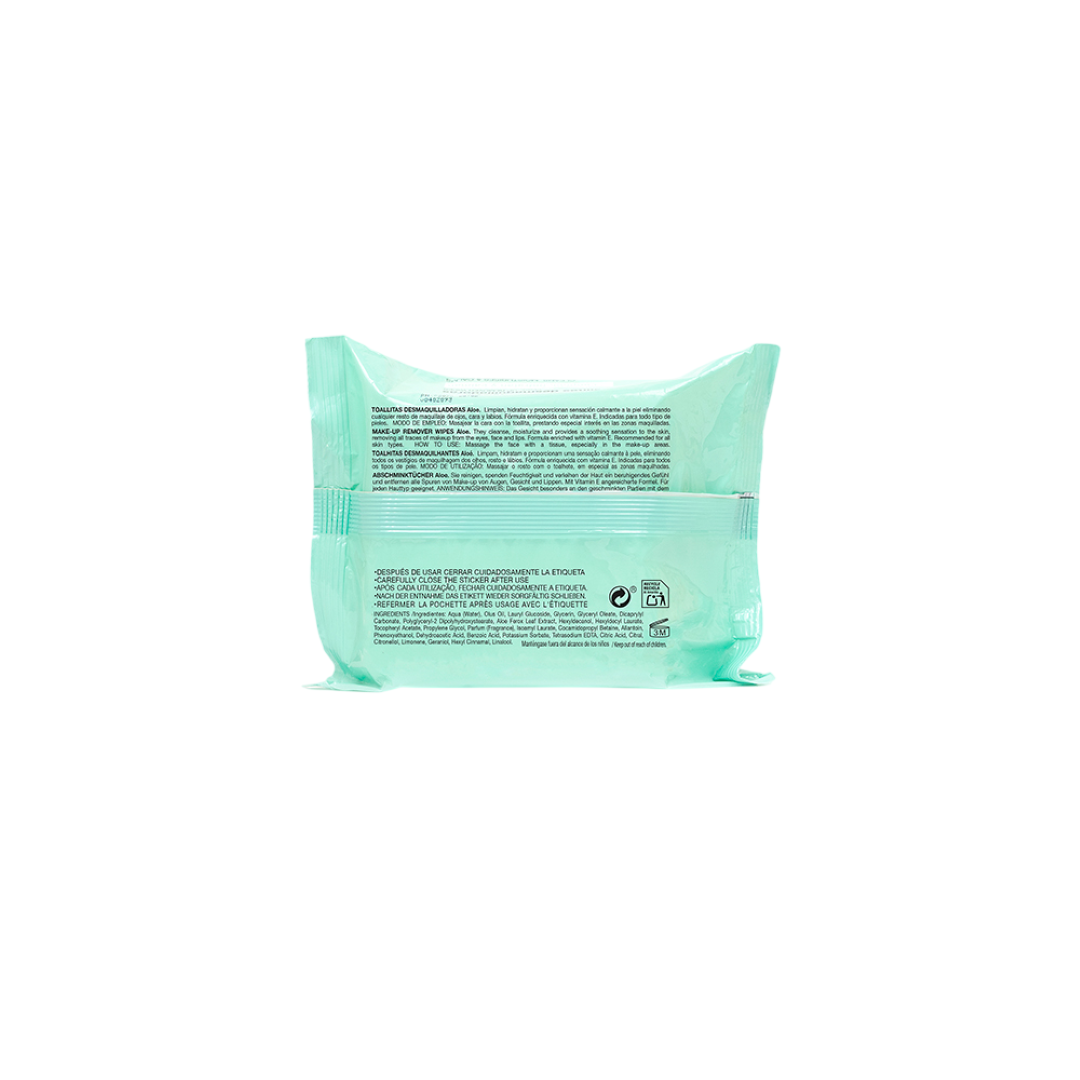 Toallas Desmaquillante Babaria Aloe Vera Con 25