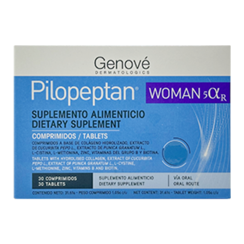 Pilopeptan Woman 5 Alfa R Con 30 Tabletas Suplemento Alimenticio