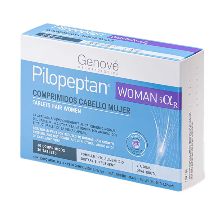 Pilopeptan Woman 5 Alfa R Con 30 Tabletas Suplemento Alimenticio