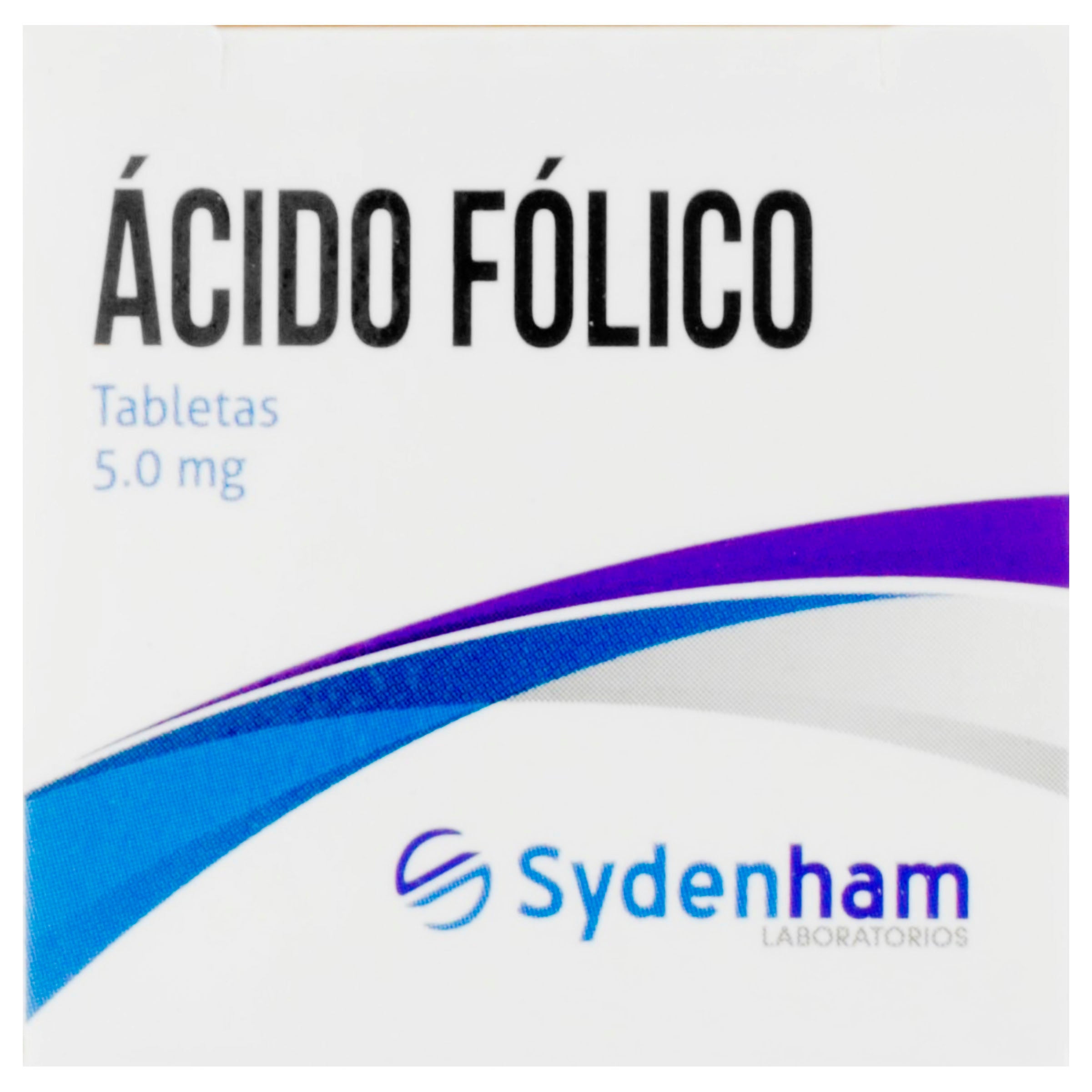 Acido Folico 5 Mg Frasco Con 20 Tabletas Sydenham 7502010580969