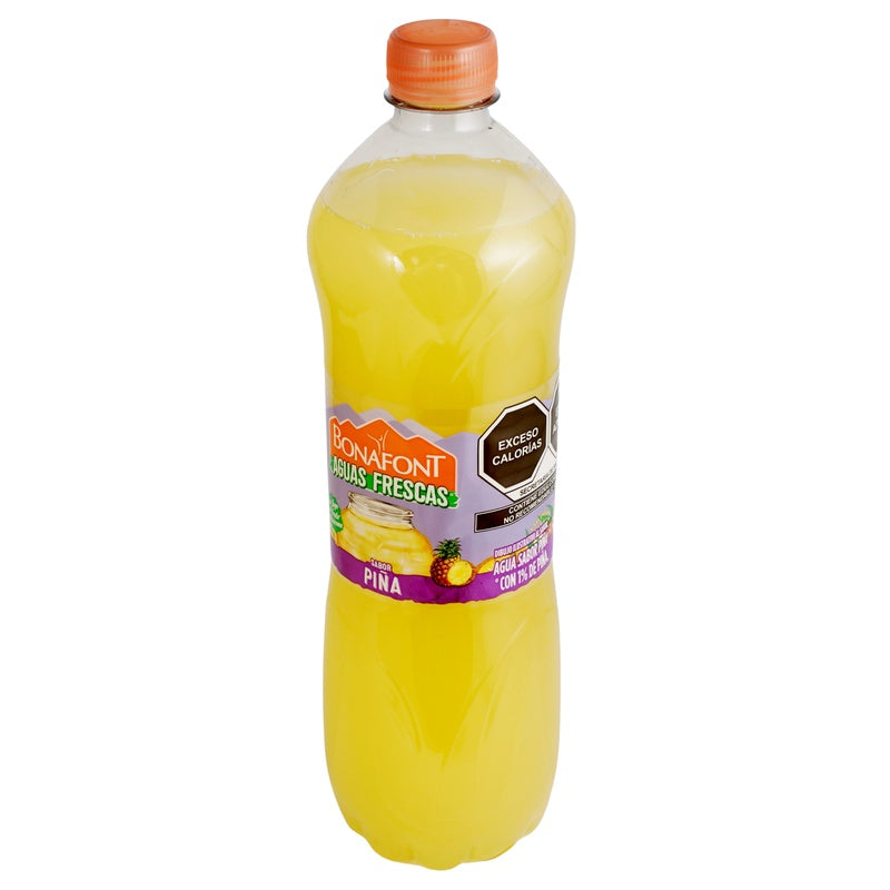 Agua Bonafont Juzzy Piña Fresca 1 Litro 758104005635
