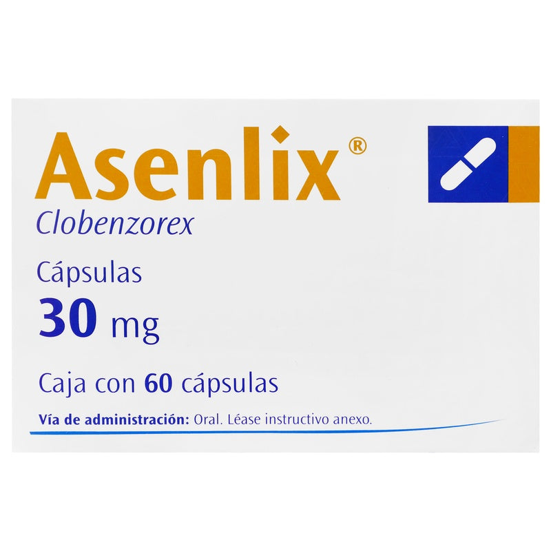 Asenlix 30 Mg Con 60 Capsulas 7501385494925  perfil 3