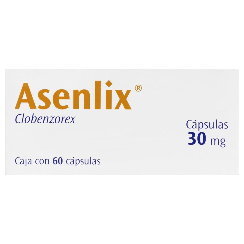 Asenlix 30 Mg Con 60 Capsulas 7501385494925  perfil 7