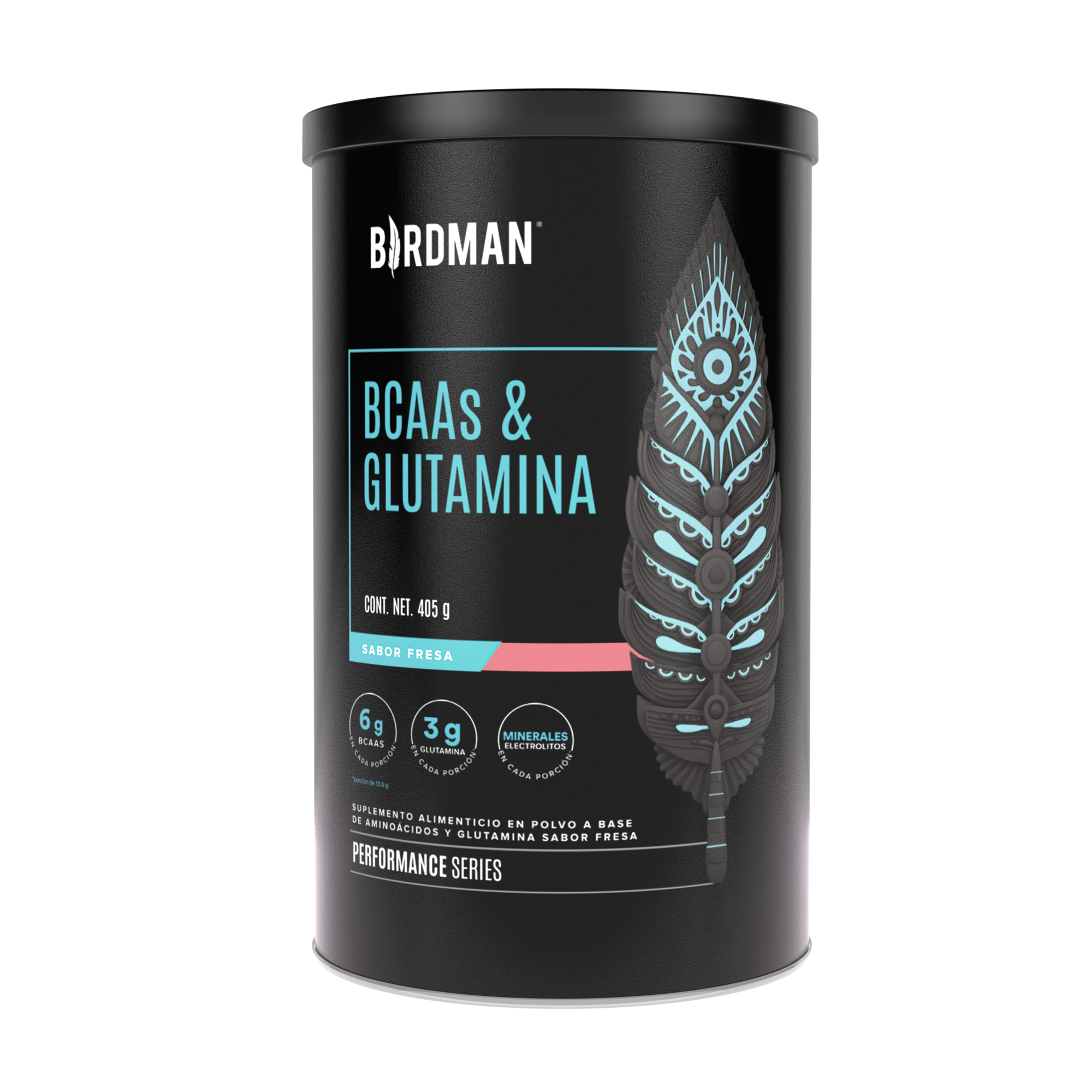Bcaa & Glutamina Fresa 405 G Birdman