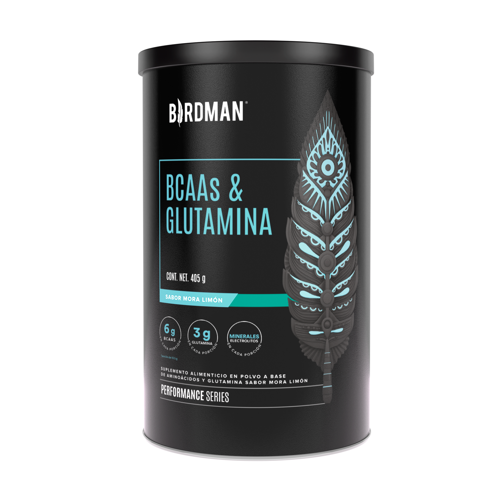 Bcaa & Glutamina Mora Limon 405 G Birdman