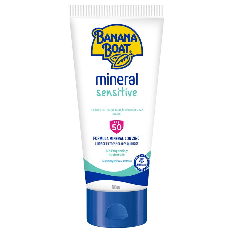 Banana Boat Mineral Sensitive 180 Ml Fps 50 79656138375