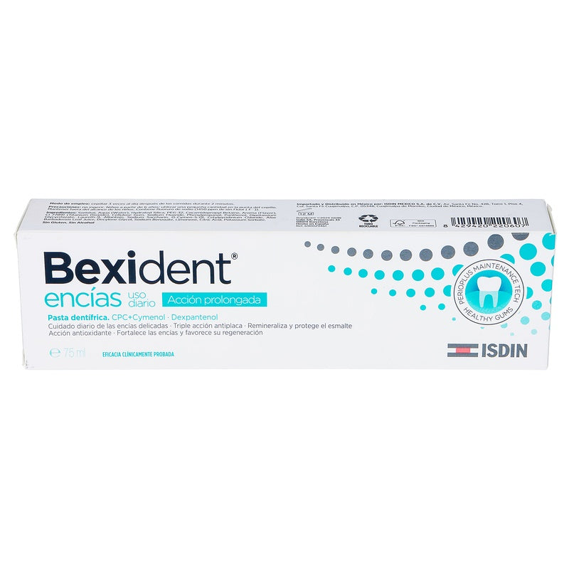 Bexident Encias Pasta Accion Prolongada 75 Ml 8429420220607 perfil 3
