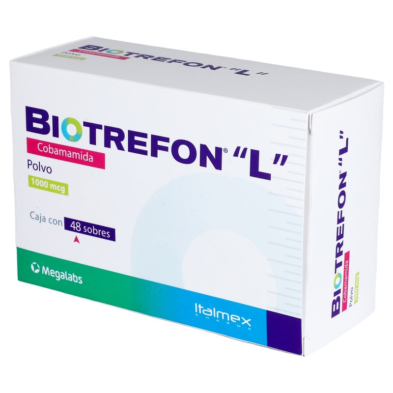 Biotrefon L 1000 Mcg Polvo Con 48 Sobres 7501390914050  perfil 5